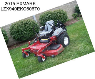 2015 EXMARK LZX940EKC606T0