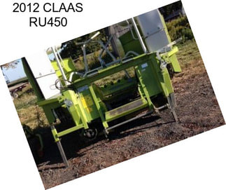 2012 CLAAS RU450