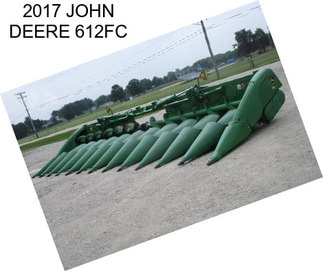 2017 JOHN DEERE 612FC