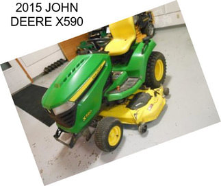 2015 JOHN DEERE X590