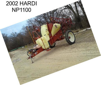 2002 HARDI NP1100