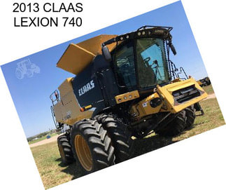 2013 CLAAS LEXION 740