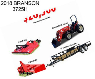 2018 BRANSON 3725H