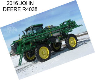 2016 JOHN DEERE R4038