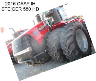 2016 CASE IH STEIGER 580 HD