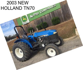 2003 NEW HOLLAND TN70