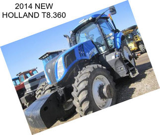 2014 NEW HOLLAND T8.360