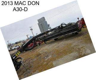 2013 MAC DON A30-D