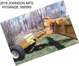 2019 JOHNSON MFG HYGRADE 1600RS