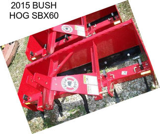 2015 BUSH HOG SBX60