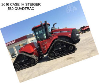 2016 CASE IH STEIGER 580 QUADTRAC