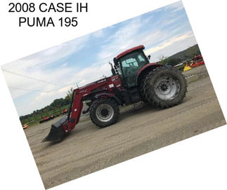 2008 CASE IH PUMA 195