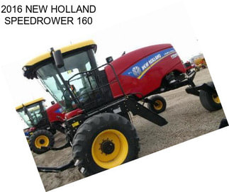 2016 NEW HOLLAND SPEEDROWER 160