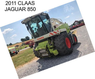 2011 CLAAS JAGUAR 850