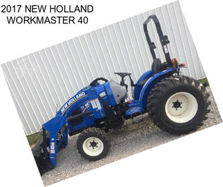 2017 NEW HOLLAND WORKMASTER 40