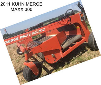 2011 KUHN MERGE MAXX 300