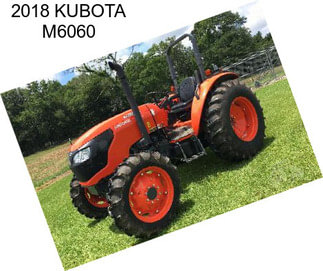 2018 KUBOTA M6060