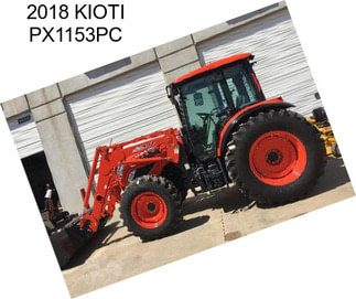 2018 KIOTI PX1153PC