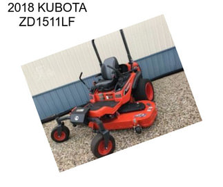 2018 KUBOTA ZD1511LF