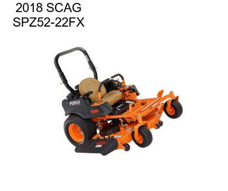 2018 SCAG SPZ52-22FX