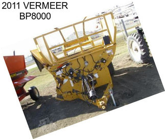 2011 VERMEER BP8000