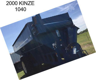 2000 KINZE 1040