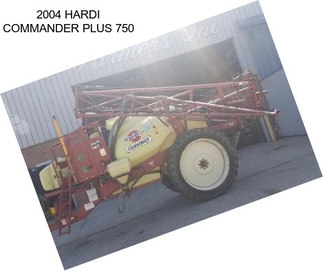 2004 HARDI COMMANDER PLUS 750