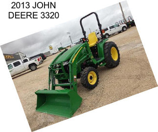 2013 JOHN DEERE 3320