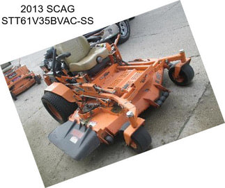 2013 SCAG STT61V35BVAC-SS