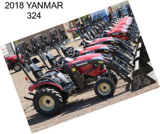 2018 YANMAR 324