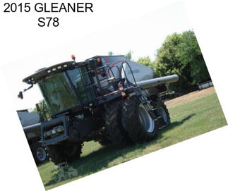 2015 GLEANER S78