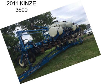 2011 KINZE 3600