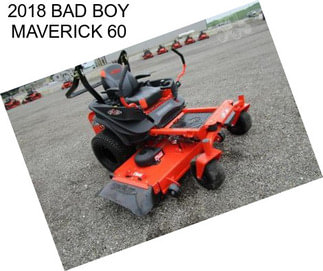 2018 BAD BOY MAVERICK 60