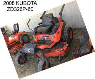 2008 KUBOTA ZD326P-60