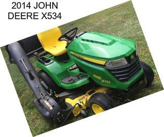 2014 JOHN DEERE X534