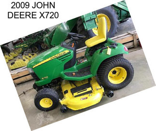 2009 JOHN DEERE X720