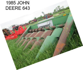 1985 JOHN DEERE 643