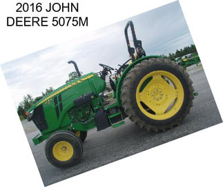 2016 JOHN DEERE 5075M