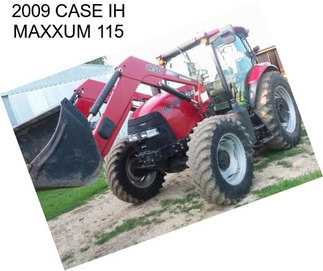 2009 CASE IH MAXXUM 115