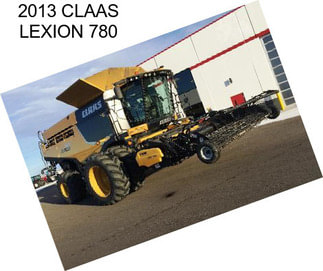 2013 CLAAS LEXION 780
