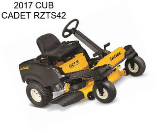 2017 CUB CADET RZTS42