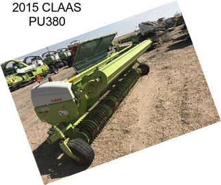 2015 CLAAS PU380