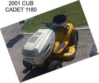 2001 CUB CADET 1180