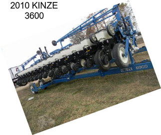 2010 KINZE 3600