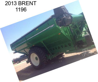 2013 BRENT 1196