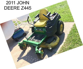 2011 JOHN DEERE Z445