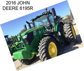 2016 JOHN DEERE 6195R