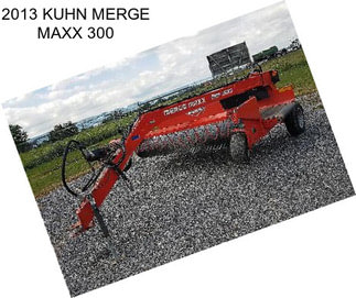 2013 KUHN MERGE MAXX 300
