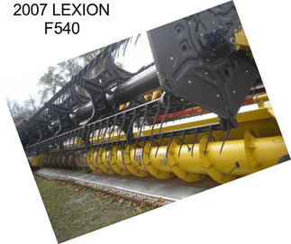2007 LEXION F540