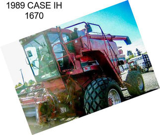 1989 CASE IH 1670